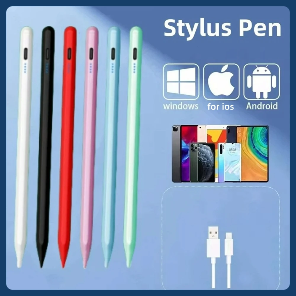 Universal Stylus Capacitive Touch Pencil For Apple iPad Xiaomi Magnetic Capacitive Touch Pencil Magnetic Anti-accidental touch