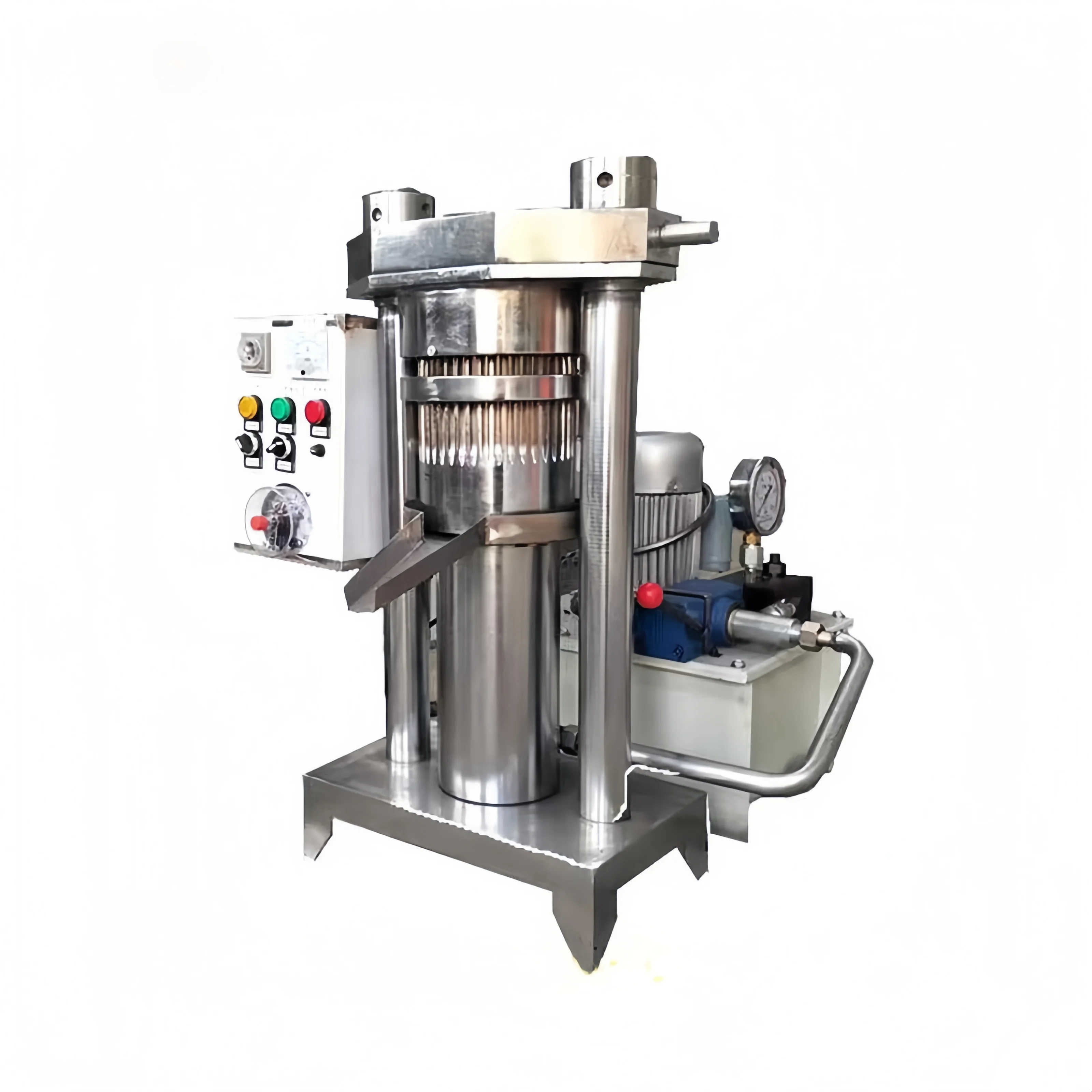 High Quality Automatic Oil Press High Capacity Soybean Walnut & Sesame Oil Hydraulic Cold Press 150kg/h 3-Year Warranty