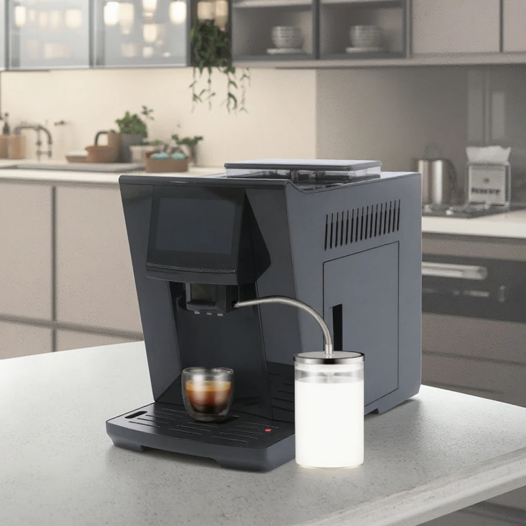 Professional Household Espresso Automatic Coffee Machine With Touch Screen New Design Bean Cup Electric Coffee Maker