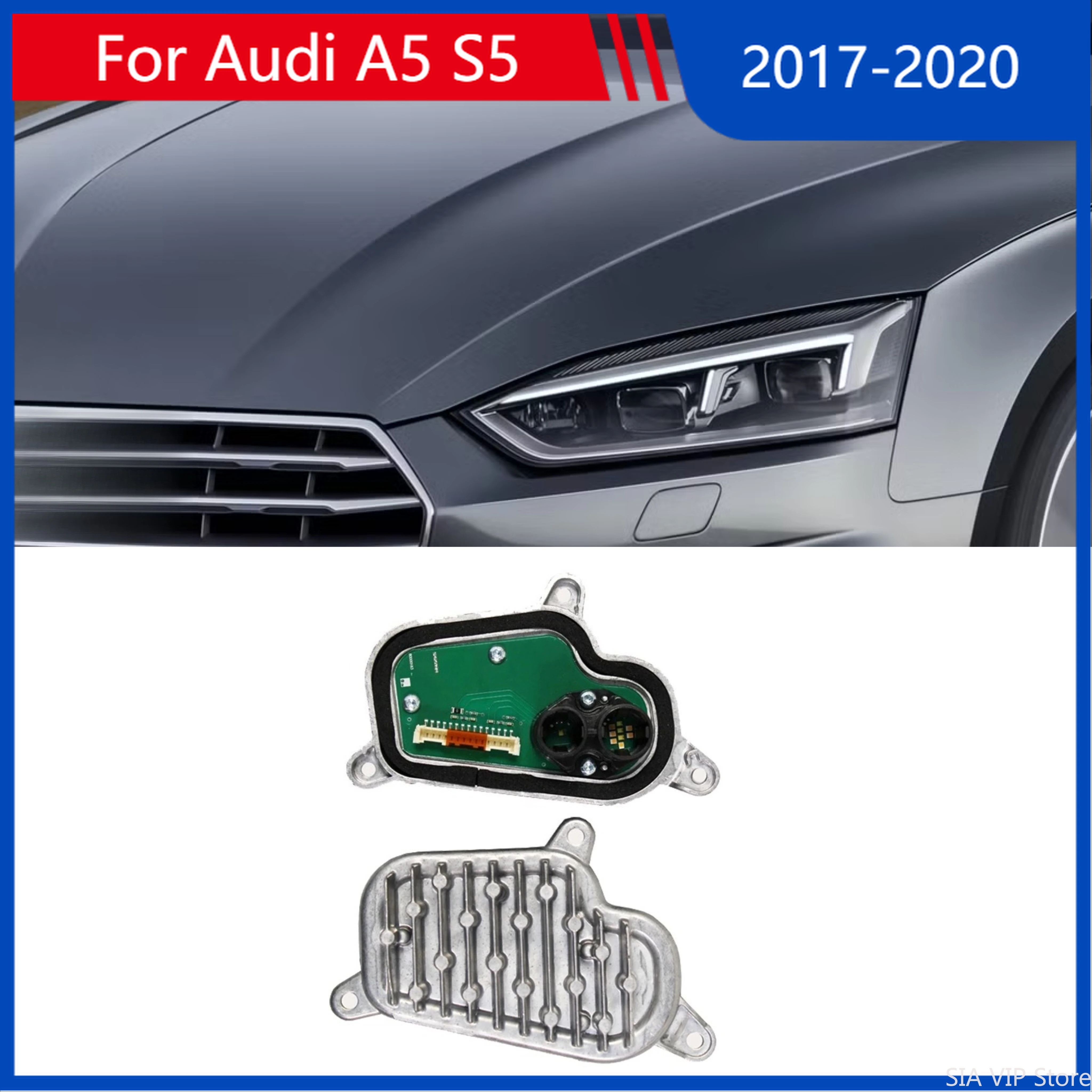 

For 2017-2020 Audi A5 S5 daytime running light steering headlights 8W6998473A 8W6998474A LED DRL Module 1420000116 1420000117
