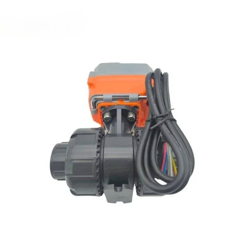 YNTO 220VAC 12V Ein/Aus-Kugelhahn DC24V Edelstahl UPVC-Ventil