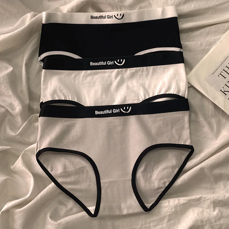 3PCS/set Cotton Fitness Sports Briefs Girls Short Women Sexy Underwear Female M…