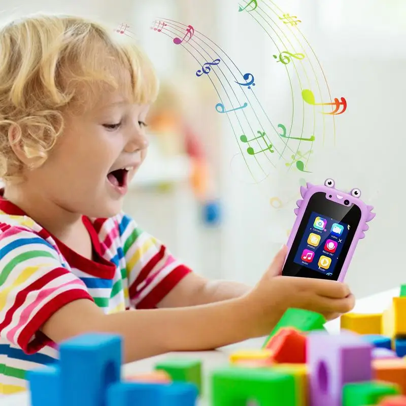 Toys Cell Phone Toddler Cell Phone Learning Toys With Camera Music Player Story Telling Phone Toy Learning Education Phone For