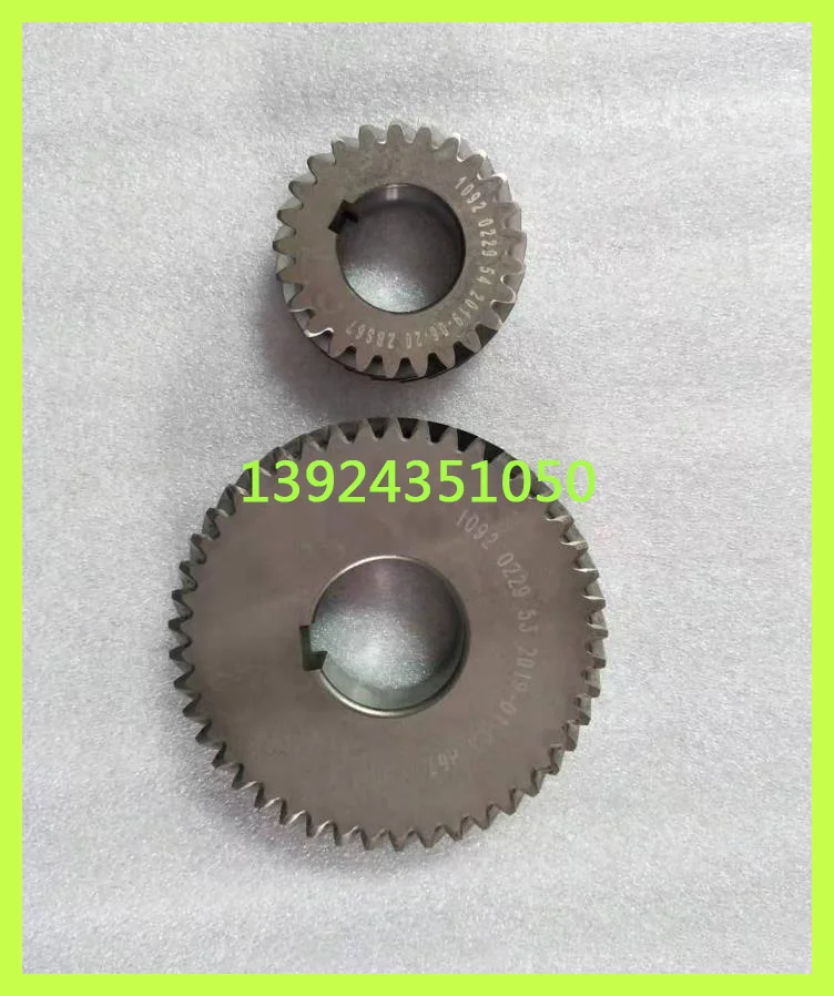 1622311053/1622311054=1092022953/1092022954 Original Motor Gear Wheel Repair Part for Atlas Copco GA75+P-10 Air Compressor