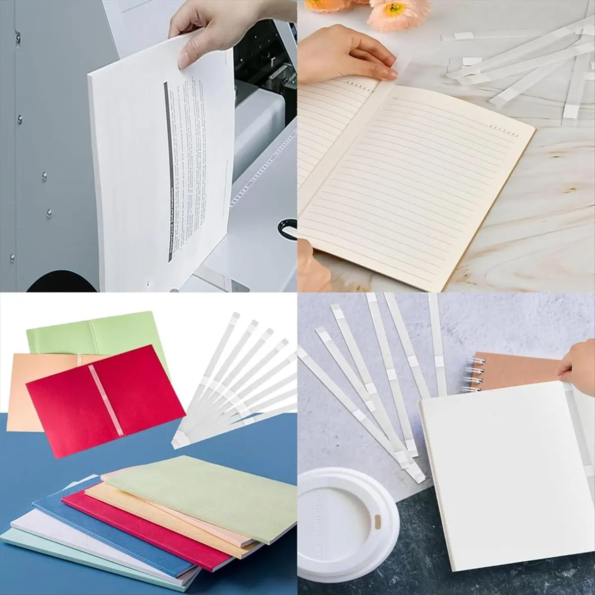 friendly-50 PCS 1.5mm Hot Melt Adhesive Strips, Used for Binding Photo Albums, Cards, Books, Thermal Binding Glue Strips