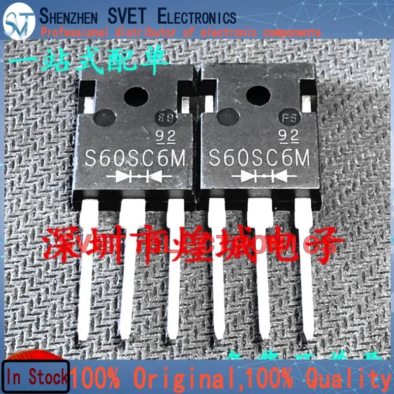 10PCS-50PCS  S60SC6M  TO-247 MOS 60V 60A  Original In Stock Fast shipping