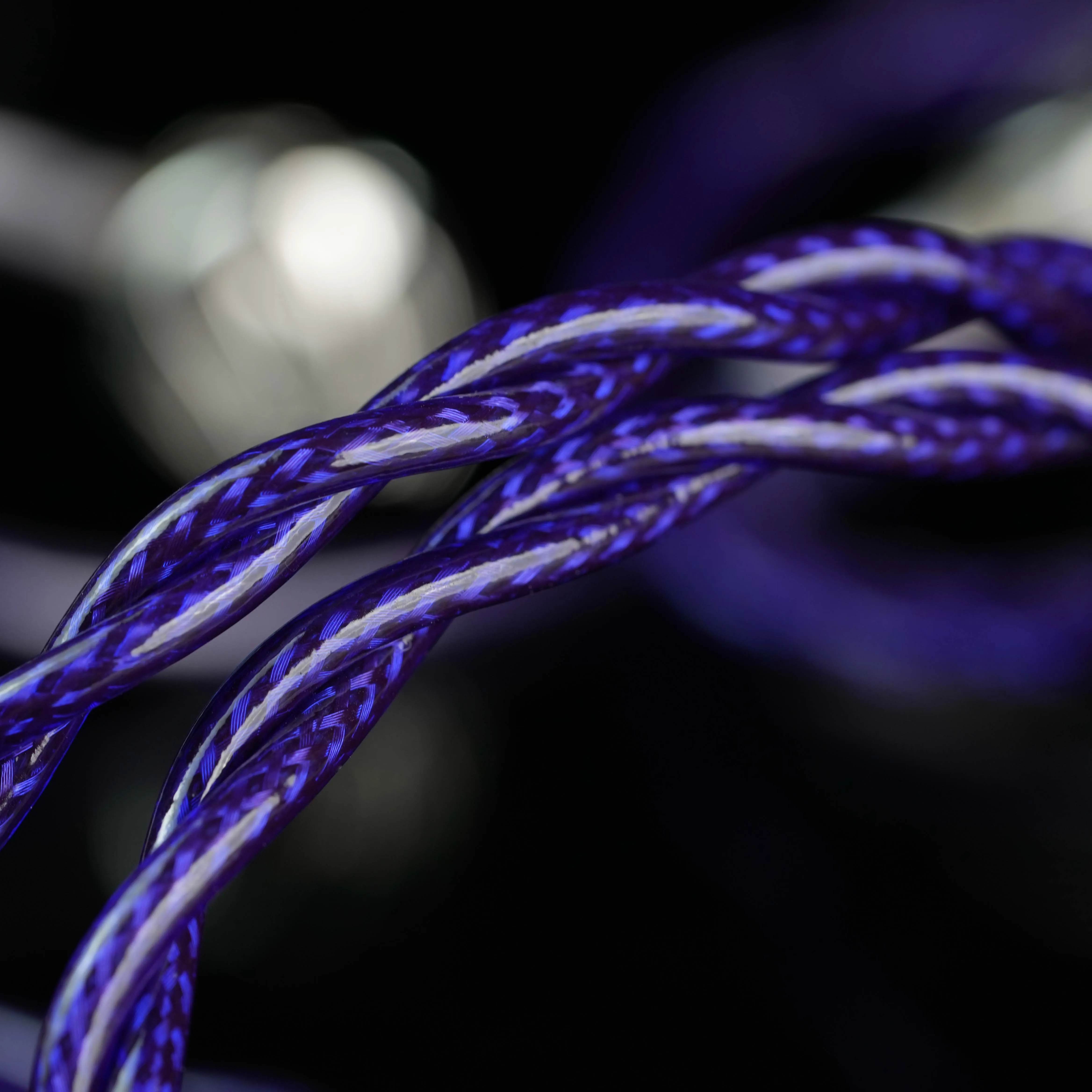 TRKAPLST-50 7N OCC Posrebrzany Kabel Słuchawkowy 2.5 3.5 4.4mm Zbalansowany Kabel Ulepszający Do IE900 0.78mm Wpuszczany 2-Pinowy MMCX HIFIMAN — zdjęcie produktu 5