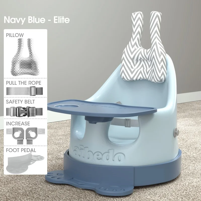 PU Baby Chair Booster Seat, 3 em 1, alimentação, jantar, banho usando, restauração, Hot-venda