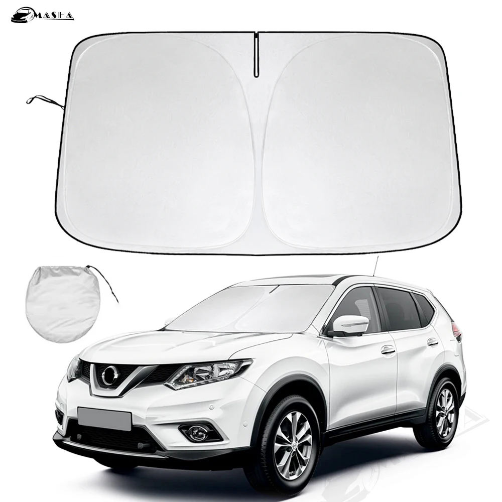Солнцезащитный козырек на лобовое стекло автомобиля для Nissan Qashqai 2010-2017 2018 2019 2020 2021 2022 2023 отражатель солнцезащитный козырек обеспечивает защиту