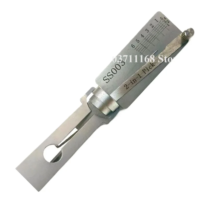 1PCS LISHI 2 IN1 Ss003 Door Lock Pick and Decoder Tool for Civil Professional Locksmith Quick Opening Locksmith Master Key Kits