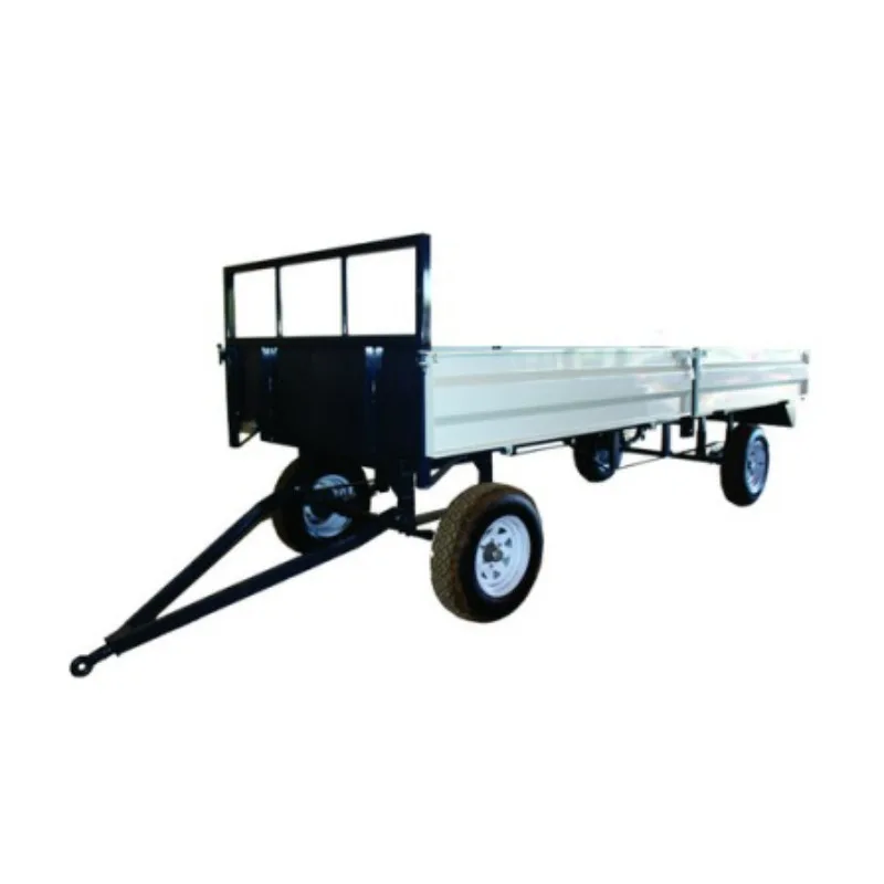 High-quality 4-wheel 3-10 ton agricultural agricultural trailer tipping dump trailer with motor tractor equipment inventory