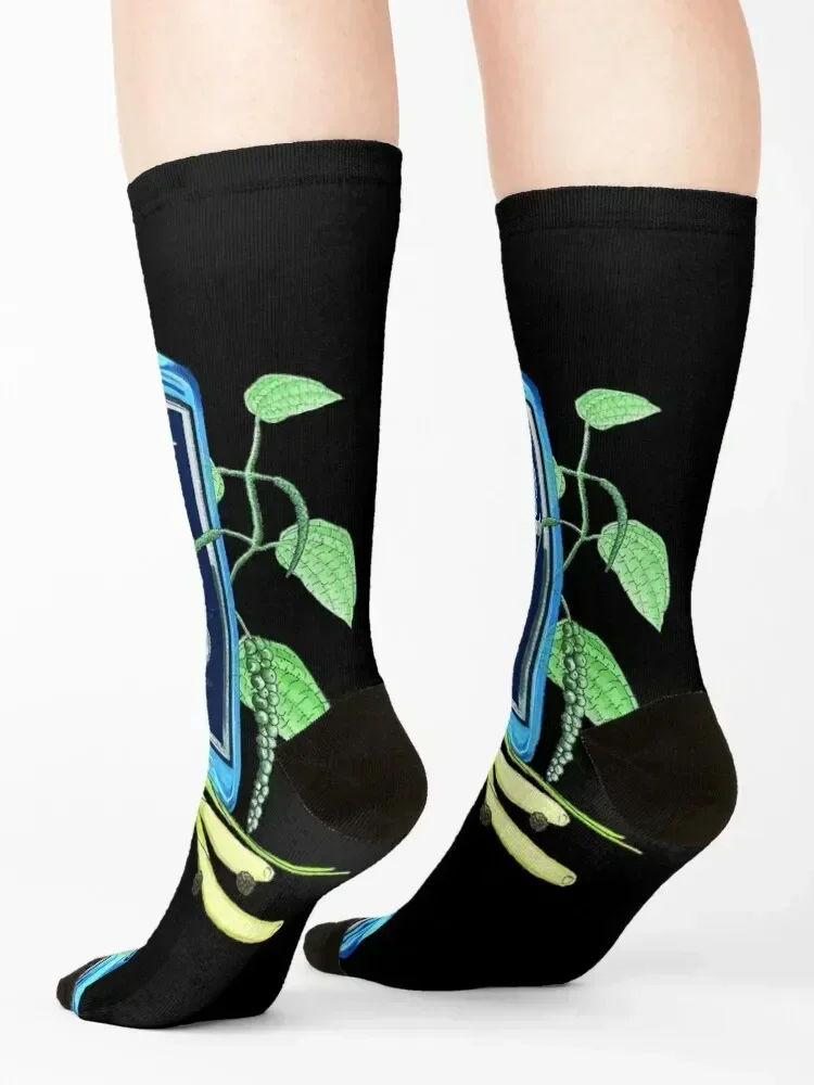 Gin Bombay illustration Socks cotton Sports christmas stocking anti-slip Boy Socks Women's