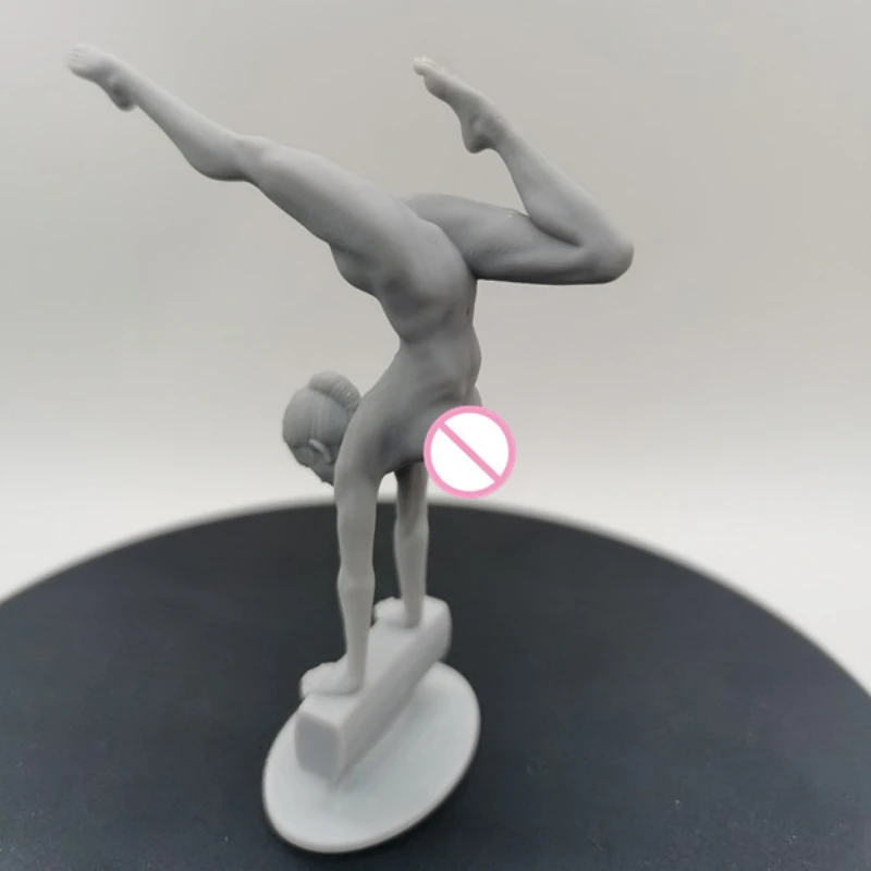 Resin Figure Gymnast  Fantasy Scenes Diy 1/24 Scale Miniatures Diorama Model Kit Unassembled and Unpainted Toys Gifts