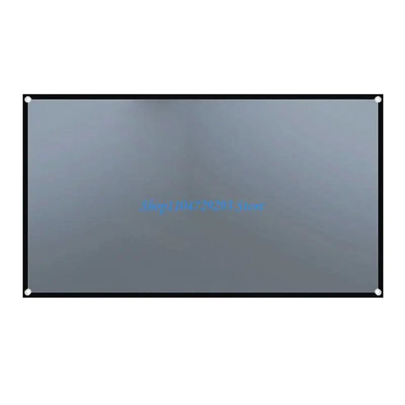 Weather Resistant Projector Screen Anti Reflective Coating Collapsible Design