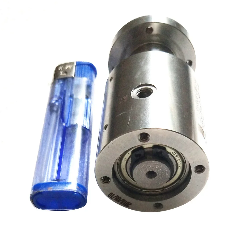 Custom Micro Size Hydraulic Rotary Joint Stainless Steel G1/8 2 Channels Compressed Oil Flange Install Rotary Union