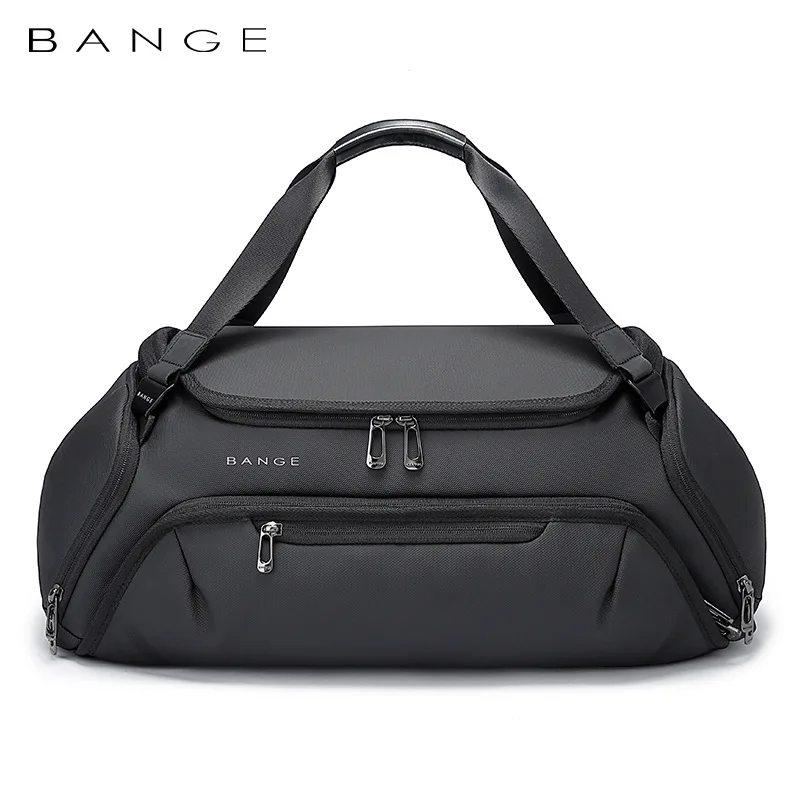 Bange-Bolsa de gimnasio de gran capacidad para mujer, Maleta impermeable de separación en seco y húmedo, paquete de Fitness para Yoga, bolsa de viaje multifuncional, bolsa de zapatos