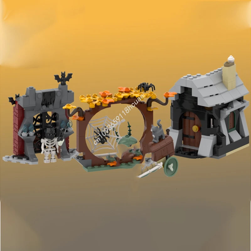 

260 шт., замок MOC Majisto's Early Adventures, строительные блоки, рождественская декоративная сборка «сделай сам», идеально подходит для художественного демонстрационного подарка