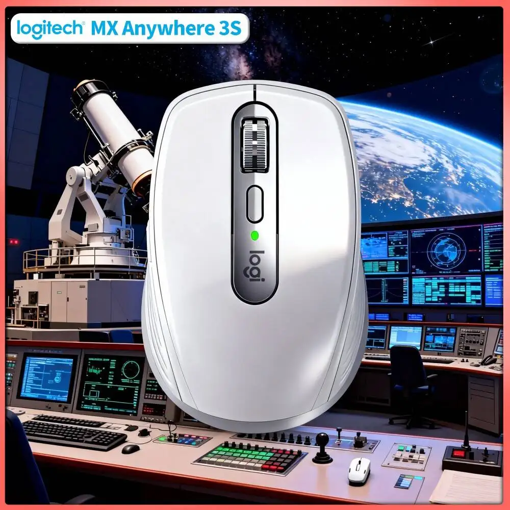 Wireless MX Anywhere 3S - Darkfield 8K DPI, 70-Day Battery, Hyper-Scroll, Great for Mobile Pet Shop & Community Event