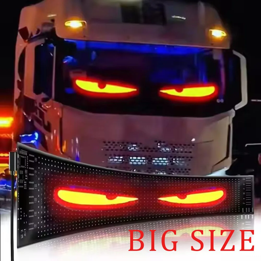 

1 комплект светодиодной матричной пиксельной панели, умный светодиодный экран, гибкий RGB автомобильный граффити, прокрутка текста, анимация, магазин, напоминание, свет