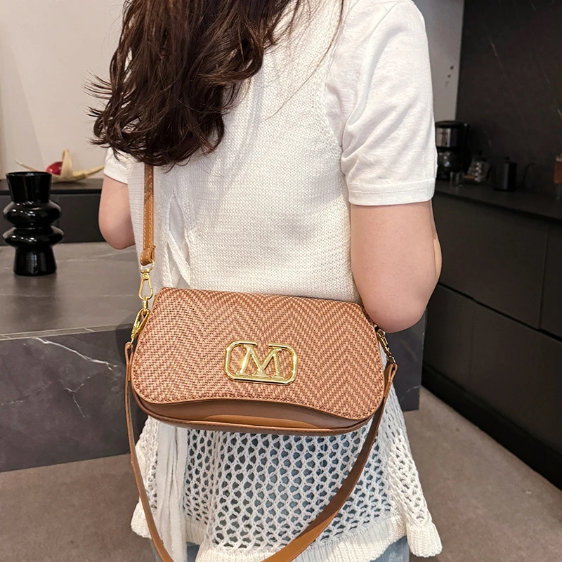 

Классическая винтажная женская сумка через плечо, роскошная кожаная сумка через плечо, элитная сумка-тоут, элегантный дизайнер