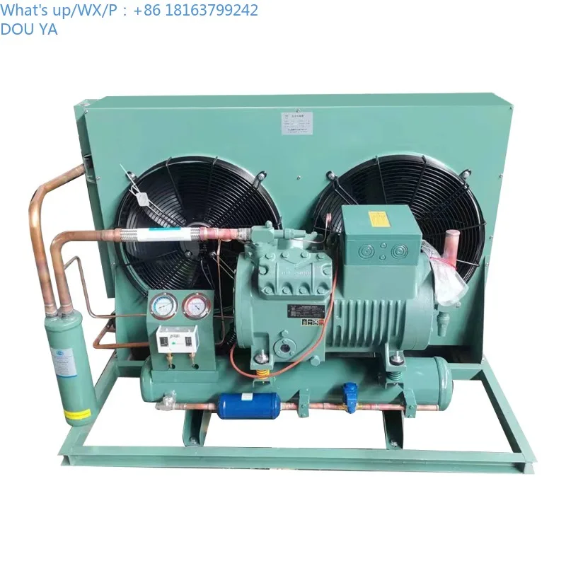 Factory High Accuracy H Type Compressor Refrigeration Semi Hermetic Condensing Unit for Cold Room