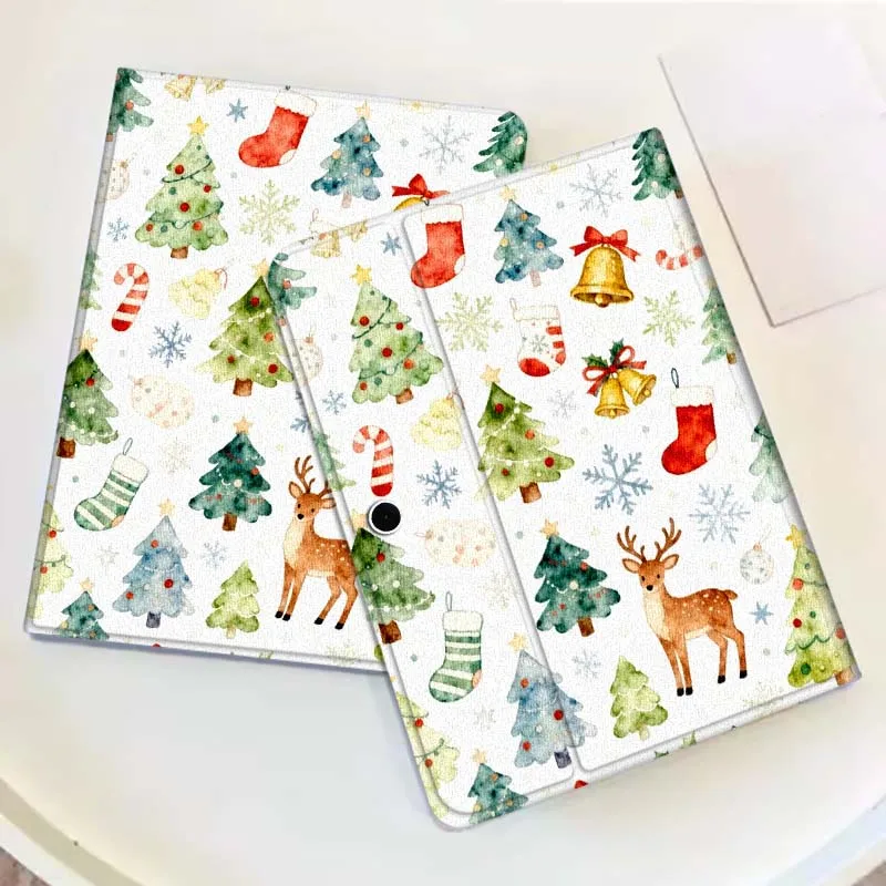 

Чехол для планшета с рождественским дизайном оленя для OPPO Pad 2 3 4 11 SE X Air 2 Neo Pro 12,1 10,36 11 11,4 13,2 дюйма