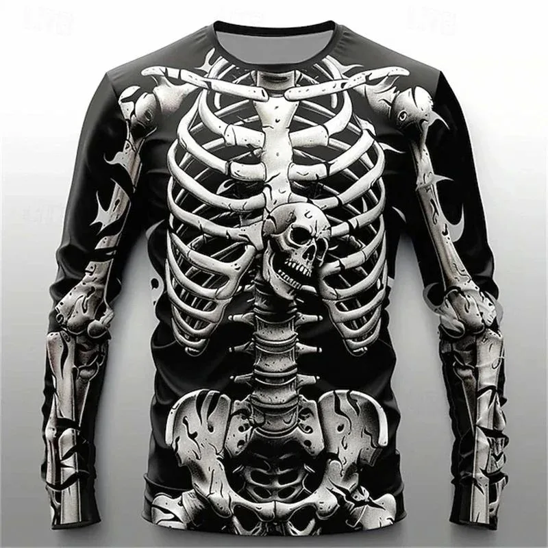 

2025 Hot Sale 3D Printed Motorcycle T Shirt Quick Dry Breathable Long Sleeve for Riding