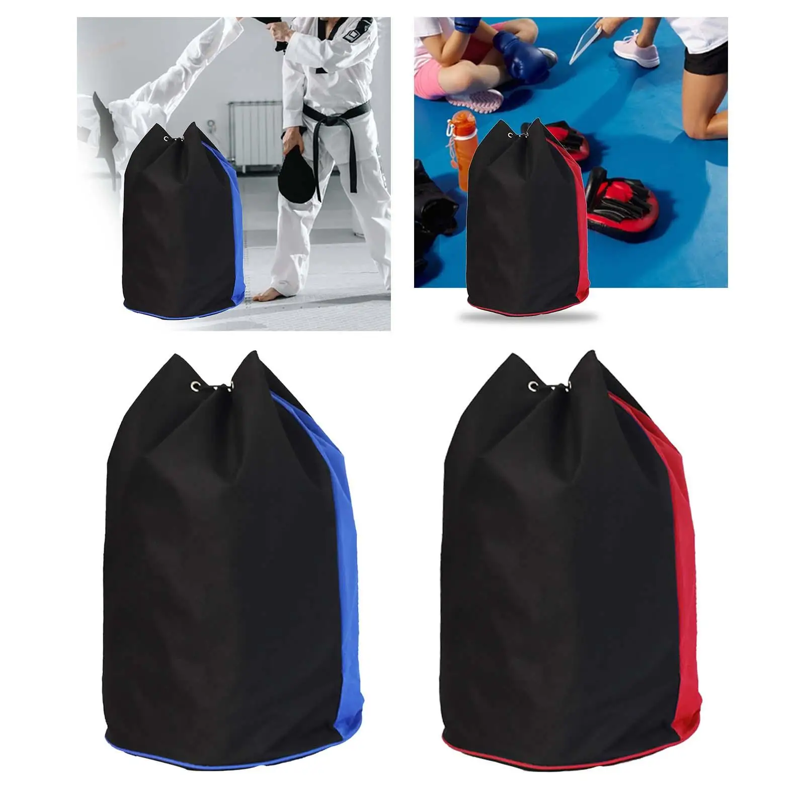 Taekwondo Bag Drawstring Backpack Sanda Protective Equipment Bag Sport Bag Boxing Backpack for Holiday Workout Outdoor Sports