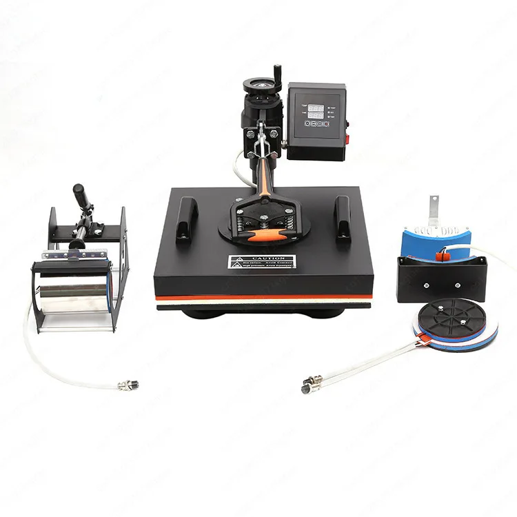 Heat transfer printing machine, flat plate 5-in-1 combination machine, multi-functional small hot stamping machine