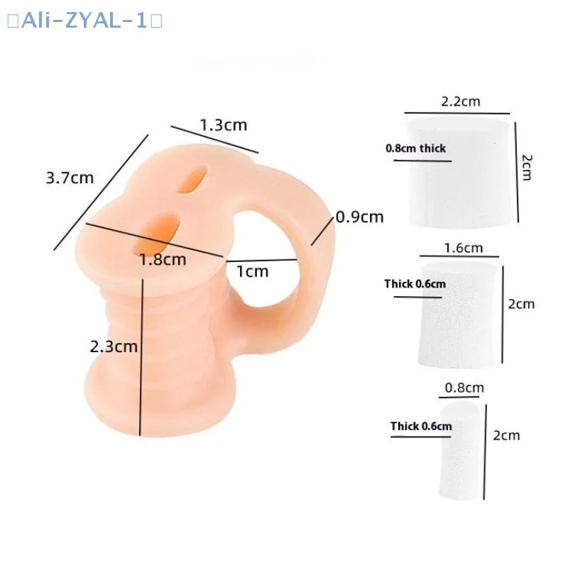 【ZYAL-1】1 Pair Toe Separator Bunion Corrector Gel Toe Spacer Toe Protector Relief Pain From Bunion Overlapping And Drifted Toe