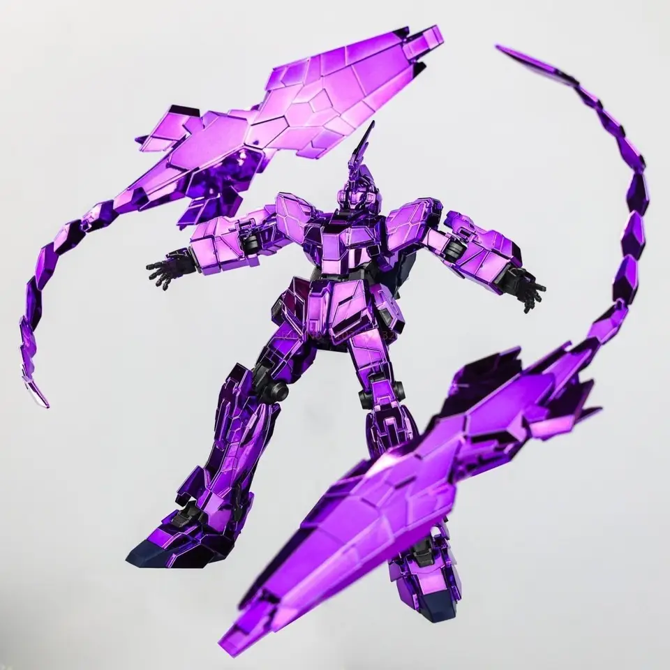 Xingdong Model In Stock Hg 1/144 Rx-0 Unicorn 03 Phenex Red