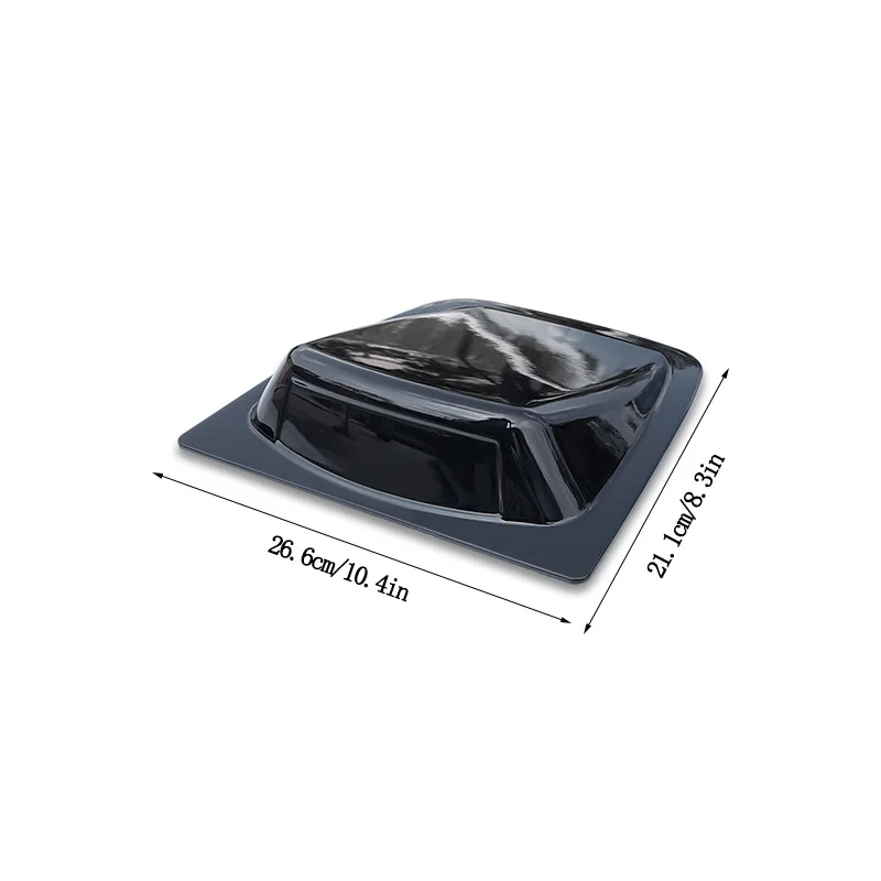 Universal Car Exterior Decoration Cover, Abs Waterproof High Temperature Resistant Roof Protector, Vehicle Exterior Modification