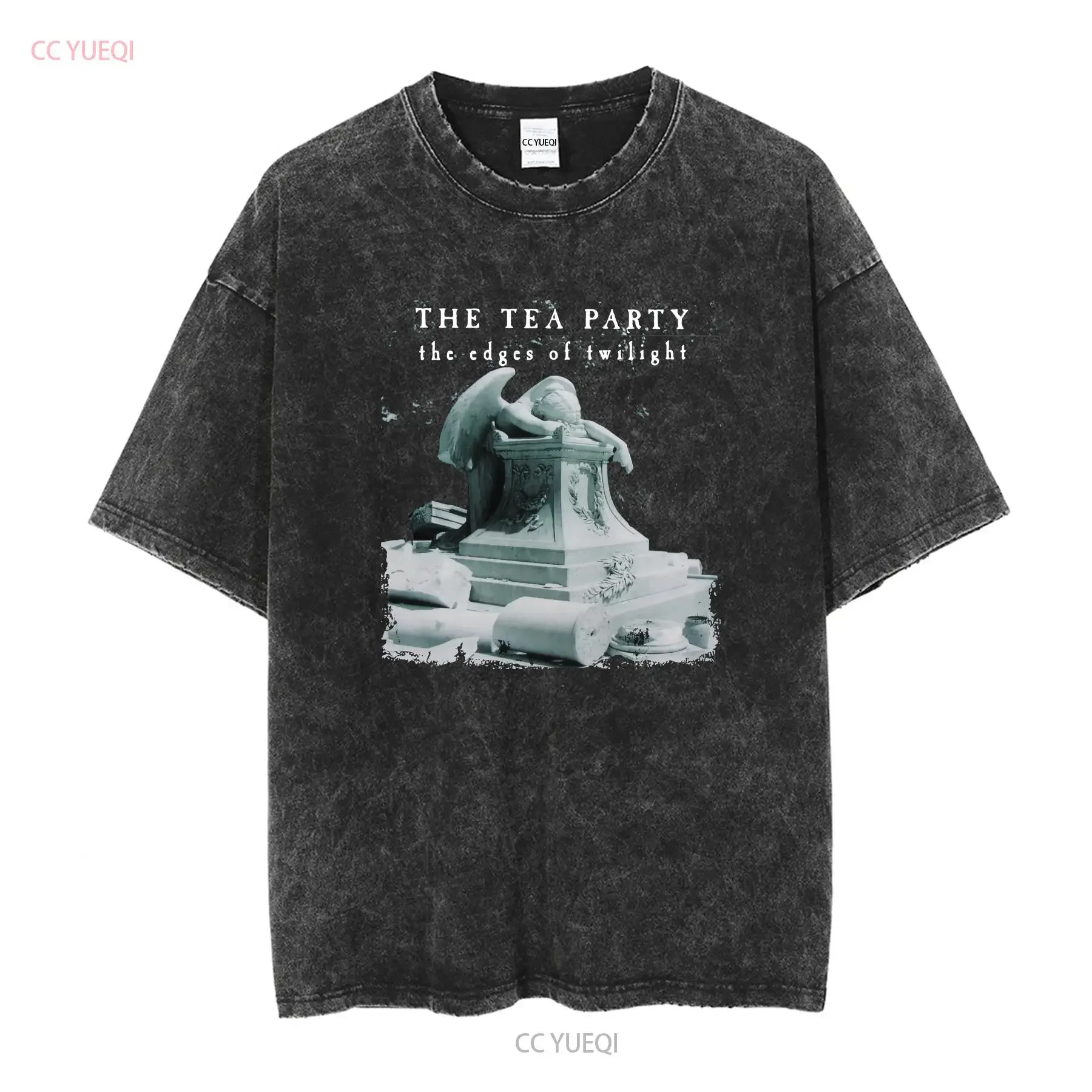 The Tea Party Edges of Twilight 90's Tour T Shirt vintage Washed homme Comfortable Slightly Soft Casual Versatile Unisex