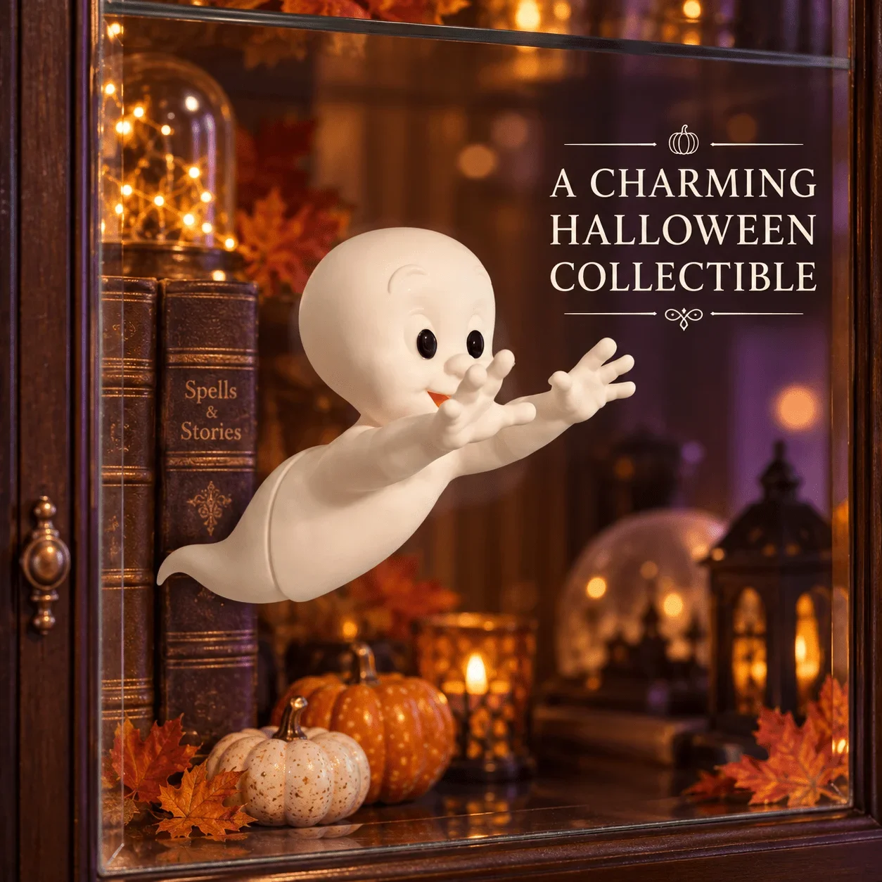 Halloween-Fensterdekorationen, 3D-gedrucktes Geister-Design, das durch das Fenster hindurchscheint, kreative Fensterornamente, Dekoration für Partys und Heimdekorationen. – Detail 2