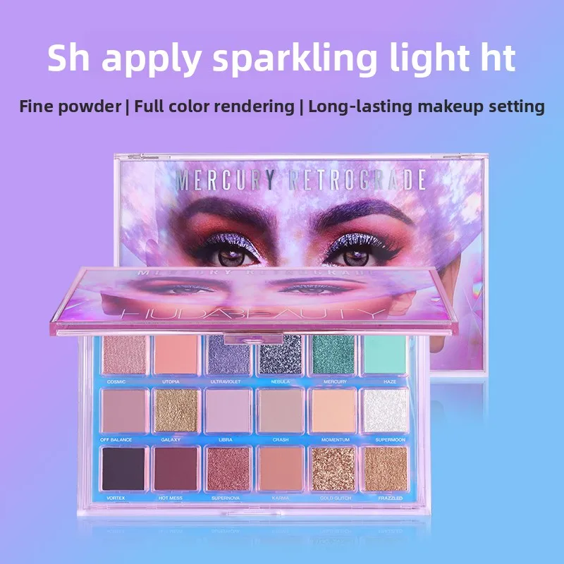 

Huda Beauty Nude18 Палитра теней для век Блестящие перламутровые матовые тени для век Мерцающий макияж Стойкая женская красота Косметика для глаз