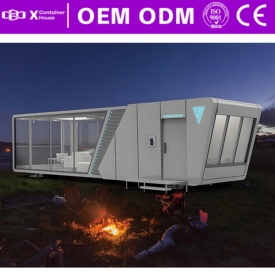 

Chinese Prefabricated Houses for Housing Steel Structure Modular Prefab Home House Tiny Houses Space Capsule Home Fireproof Live