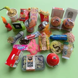 Genuine Figure Trickster Ball Microfilm Miniature Doll Food Model Ornaments Accessories Collection Toy