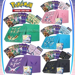 Originale Pokemon PTCG Card cinese Eevee GX Gift Box Cards sylvion Glaceon Leafeon Umbreon Espeon Genuine Toys regali per bambini