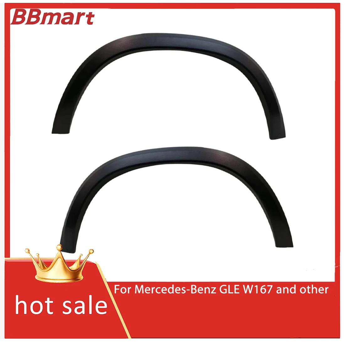 

1678850500 1678850600 Rear left and right eyebrow for Mercedes-Benz GLE W167 and other.BBmart
