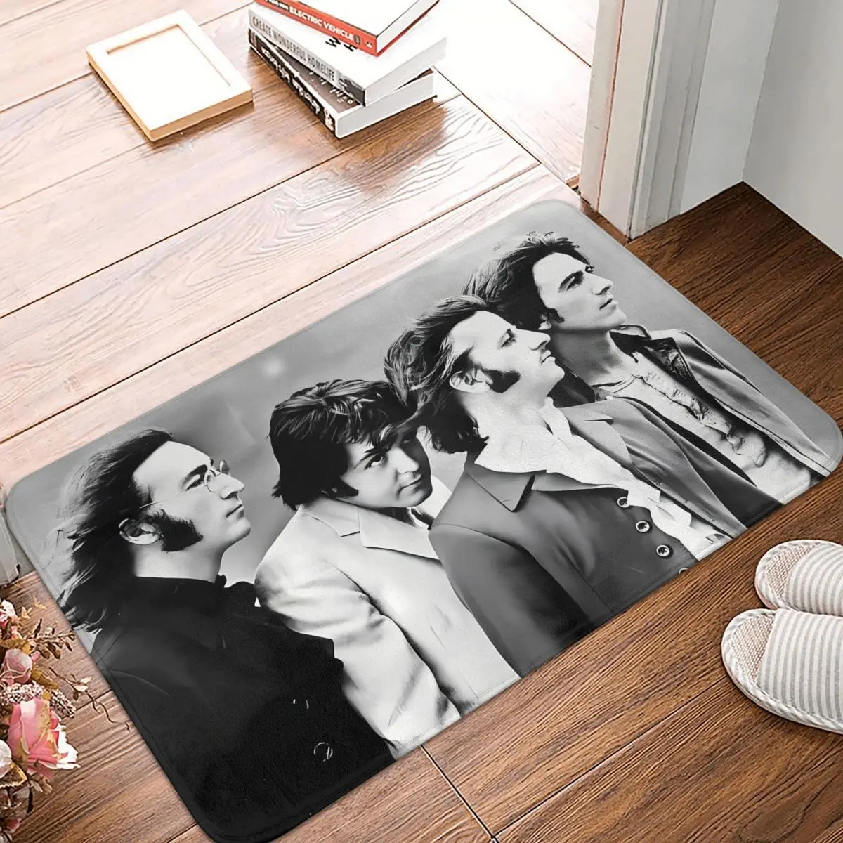 The Beatle Band Non-slip Doormat Kitchen Mat Cool Floor Carpet Welcome Rug Indoor Decorative