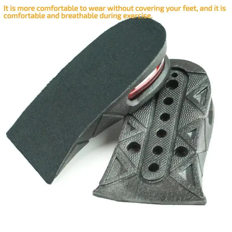 3/6cm Height Increase Insole Invisible Heightening Template Air Cushion Shoe Inserts Variable Height Insoles Adjustable Cut Foot