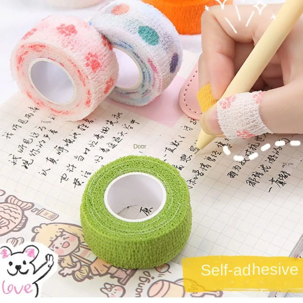 

Finger Protection Student Finger Bandage Elastic Self-adhesive Finger Protection Tape Cartoon Anti-cocoon Cute Finger Tape