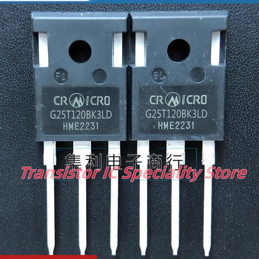 10PCS/LOT  G25T120BK3LD  TO-247 25A/1200V IGBT Imported   Fast Shipping