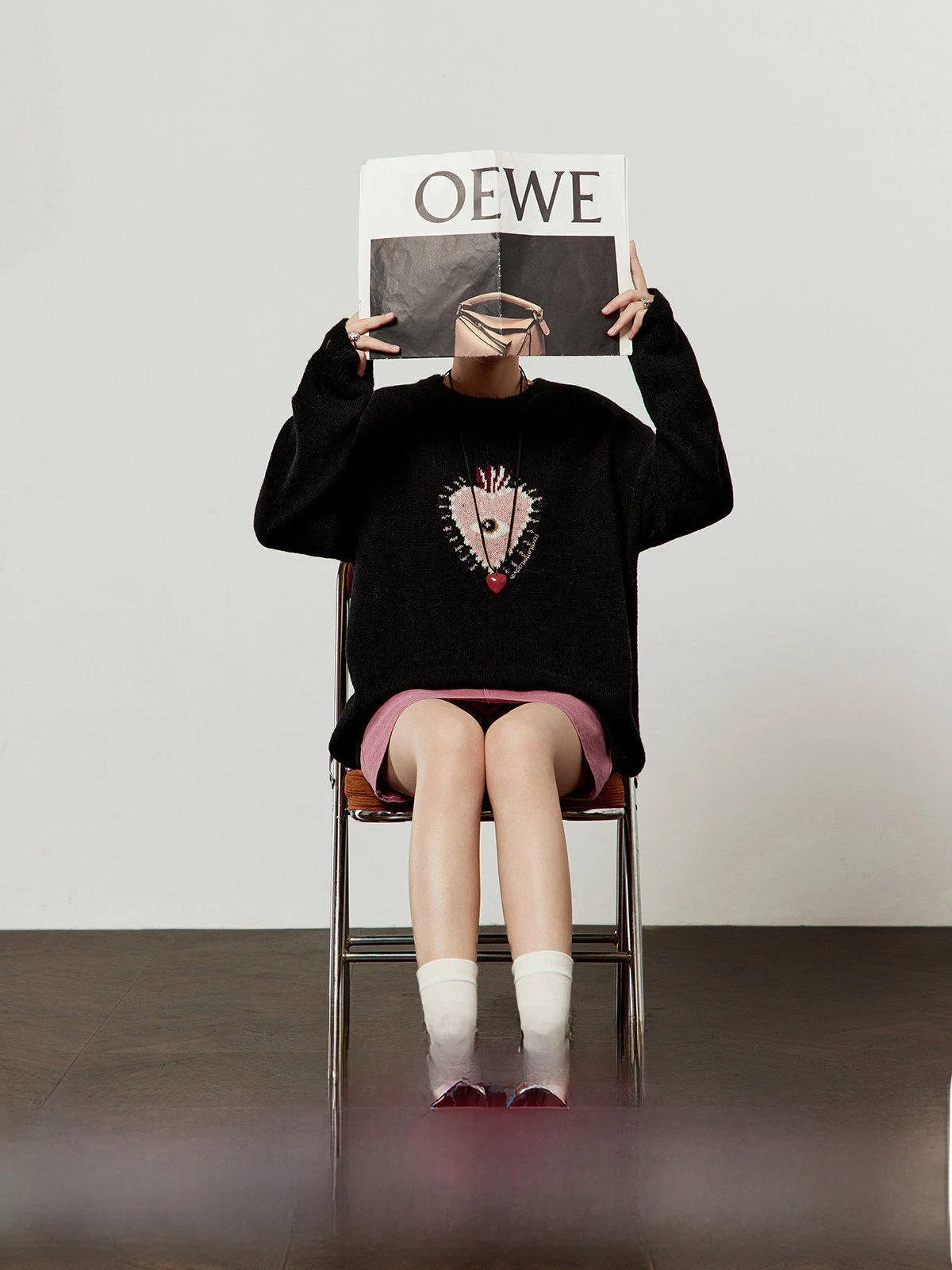 

Bla Embroidered Loose Women's Sweater Commute Sle Autumn New Arrival Color Blo Top Casual Comfortable Long Sve Crew ...