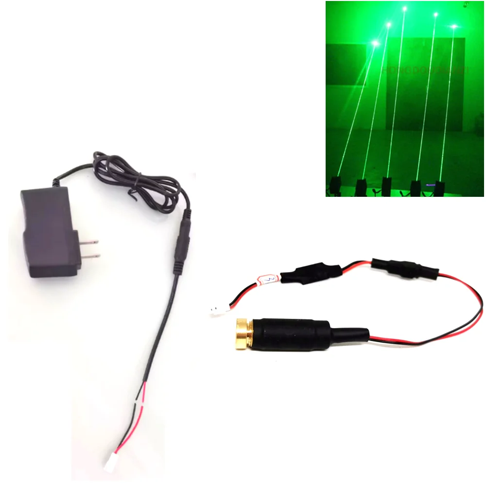 

Green Laser Dot/Cross/Line High-Power Laser Light Stage Head Diode 532nm 400mW DC3.7V