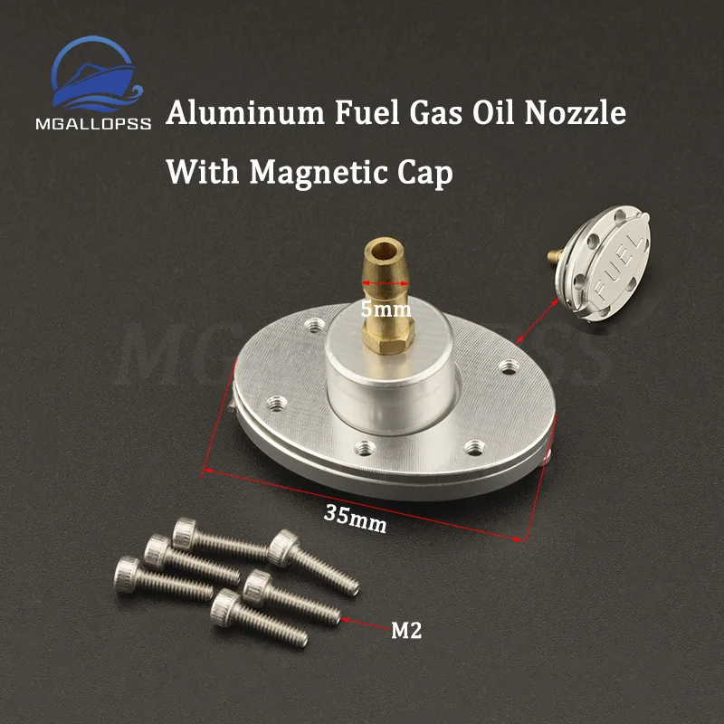 

Aluminum Fuel Nozzle with Magnetic Cap Outboard Fuel Nozzle Refuelling Nozzle for Rc Gasoline Boat Nitro Gas Marine 1pc