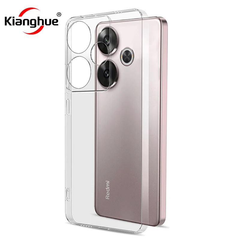 Ultra Thin Silicone Case For Xiaomi Poco F6 F5 F4 F3 X6 X5 X4 X3 GT M6 M4 M3 Pro 4G 5G Shockproof Clear Cover Soft Clear Shell