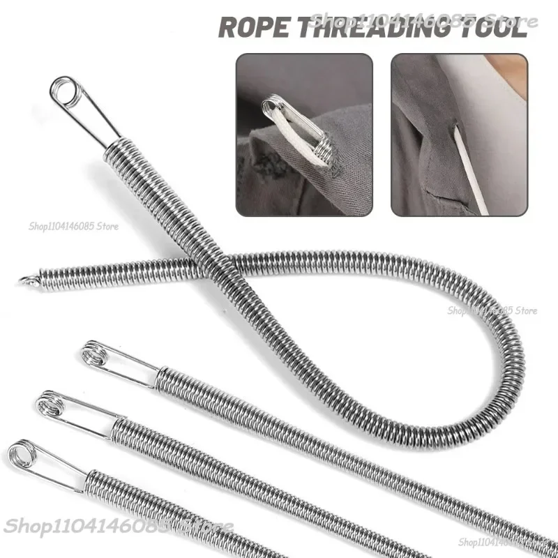 Flexible Drawstring Threader Quick Threading Spring Designed String Pull Tool Multipurpose Drawstring Stringing Tool