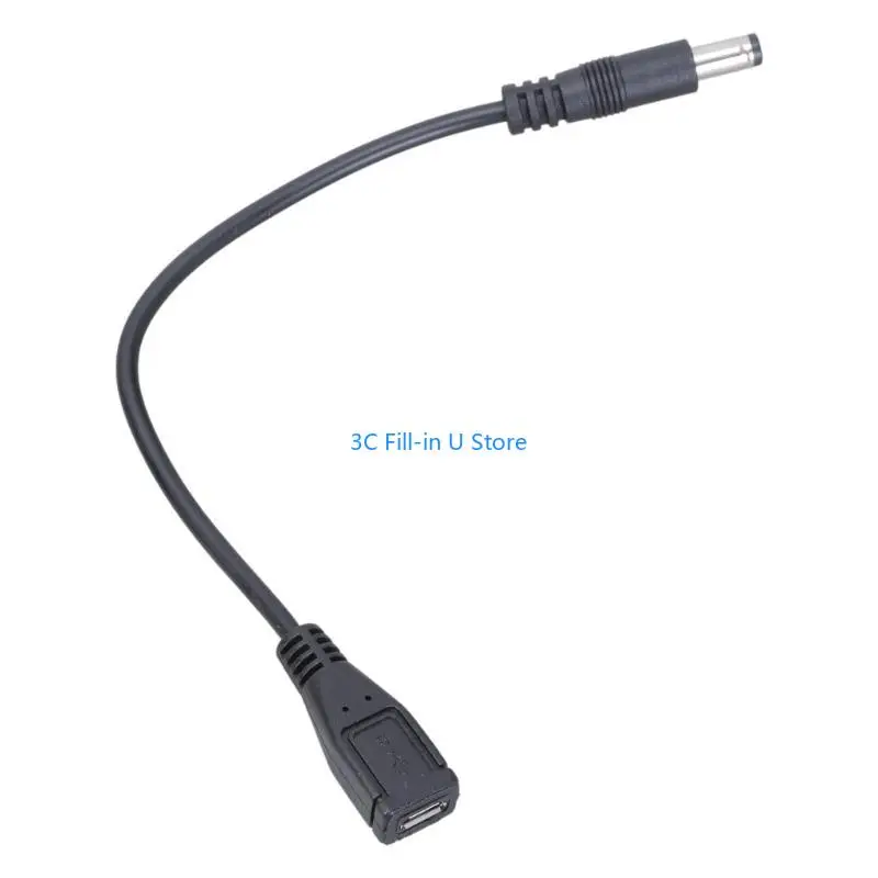G8TA 5PIN 마이크로 USB 암컷 5V 5.5x2.5mm 수컷 어댑터 커넥터 케이블 22AWG 구리