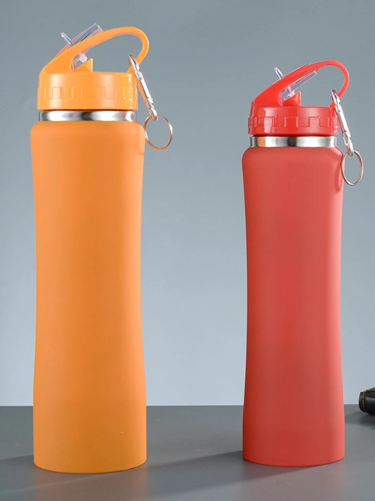 AliExpress NONE 600ml Insulated 304 Stainless Steel Water Bottle with Straw, High Quality Fitness & Cycling Bottle, Perfect Gift for Men Women